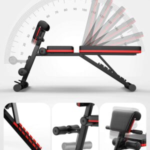 Adjustable FID Ab Abdominal Weight Press Bench Fitness Incline Sit up Gym Flat - Image 6