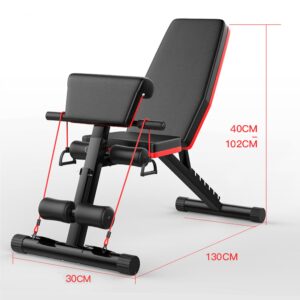 Adjustable FID Ab Abdominal Weight Press Bench Fitness Incline Sit up Gym Flat - Image 7