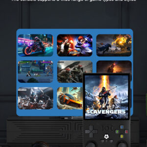 R36MAX Handheld Retro Game Console - 4.0 IPS Screen Open Source Linux 4000mAh Battery 30+ Emulators(black)",1000" - Image 4