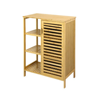 Levede Bathroom Bamboo Storage Cabinet Natural - Image 1