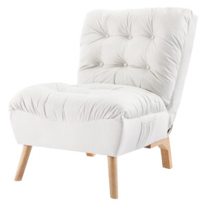 Levede Lounge Accent Chair Sofa Recliner Cream - Image 1