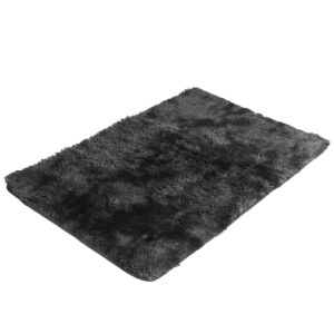 Marlow Floor Rug Shaggy Rugs Soft Large Black 160x230cm - Image 1