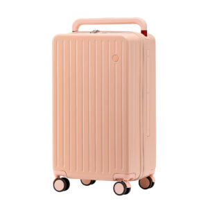 Slimbridge 20" Luggage Wide Handle TSA Lock Pink - Image 1
