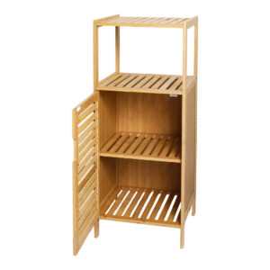 Levede Bathroom Bamboo Storage Cabinet Natural - Image 2