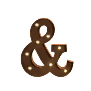 LED Metal Letter Lights Free Standing - Image 2