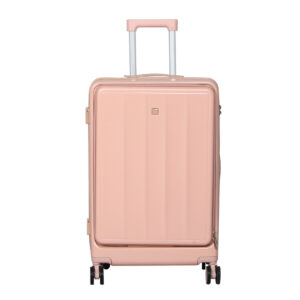 Slimbridge 26" Luggage Trolley Travel Hard Pink - Image 2