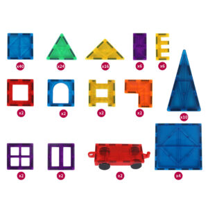 BoPeep Kids Magnetic Tiles Blocks Building - Image 3