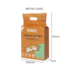 PaWz 2.5kg Tofu Cat Litter Clumping Green Tea x2 - Image 3