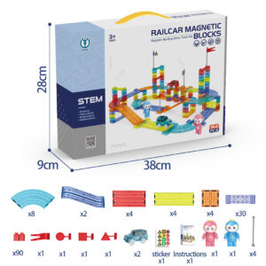 Kids Magnetic Tiles Blocks - Image 3