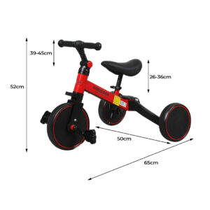 BoPeep 3in1 Kids Tricycle Toddler Balance - Image 3