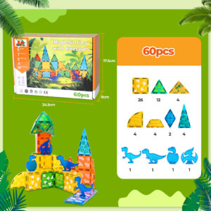 Bopeep Kids Magnetic Tiles Blocks - Image 3