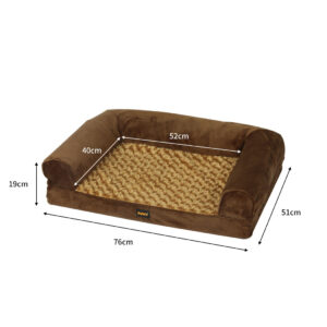 PaWz Pet Bed Sofa Dog Beds Bedding Soft M - Image 3