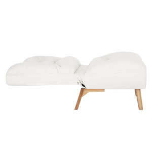 Levede Lounge Accent Chair Sofa Recliner Cream - Image 4