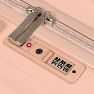Slimbridge 26" Luggage Trolley Travel Hard Pink - Image 4