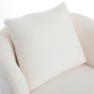 Levede Fleece Swivel Chair - Image 5