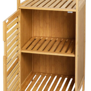 Levede Bathroom Bamboo Storage Cabinet Natural - Image 5