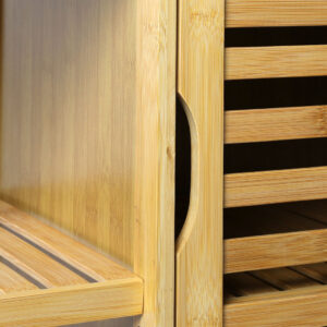 Levede Bathroom Bamboo Storage Cabinet Natural - Image 5