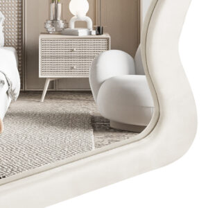 Flannel Wavy Framed Full Length Mirror - Image 5