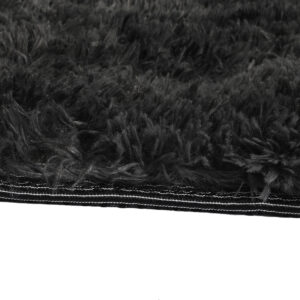 Marlow Floor Rug Shaggy Rugs Soft Large Black 160x230cm - Image 6