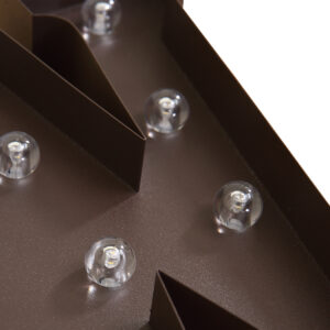 LED Metal Number Lights Free Standing - Image 6