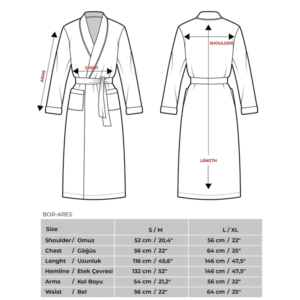 Personalized Hooded Bathrobe Ares - Image 2